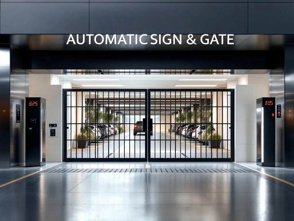 portails automatiques pour parking