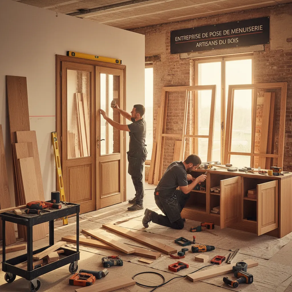 entreprise de pose de menuiserie